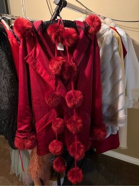 Lundstrom Laparka Red Jacket with Hood and Liner